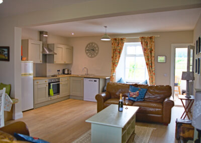 Inside Arthurs Cottage self catering accommodation in south west Scotland