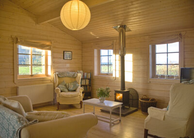 Lapwing Lodge coastal holiday chalet in Dumfries and Galloway