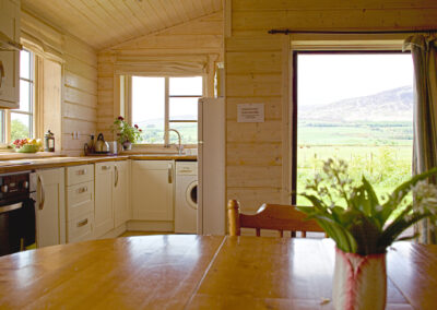 Inside Lapwing Lodge holiday chalet in Dumfries and Galloway