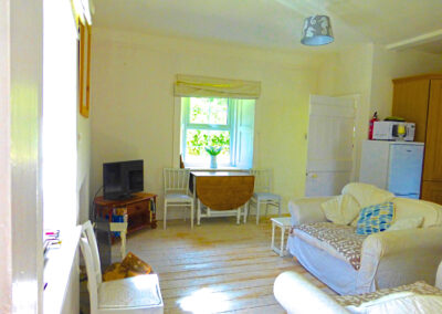 Inside Little Dunbar Cottage coastal holiday accommodation in Scotland