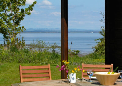 coastal holiday chalet in south Scotland